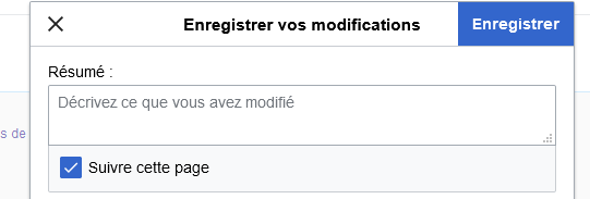 Fichier:Confirmer enregistrement nouvelle page.png