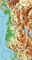 Carte topographique de l'Albanie.png